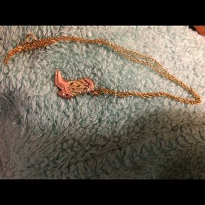 Cowboy boot necklace